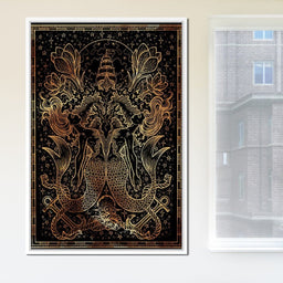 Zodiac sign Pisces  - NicheCanvas