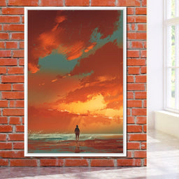 Admiring The Sunset - NicheCanvas