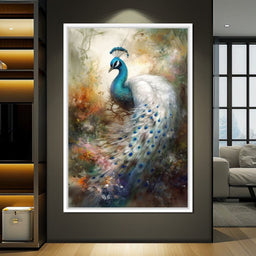 Peacock Serenity - NicheCanvas