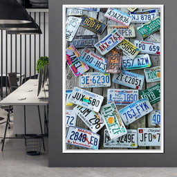 License Plates - NicheCanvas