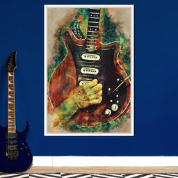 Brian May's Guitar - Abraham Szomor - NicheCanvas