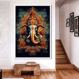 Tranquil Ganesha - NicheCanvas