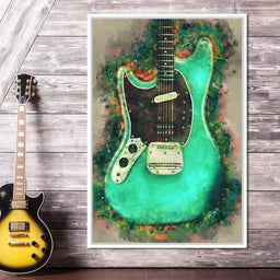 Kurt Cobain's Guitar - Abraham Szomor - NicheCanvas