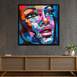 Violet Portrait - NicheCanvas