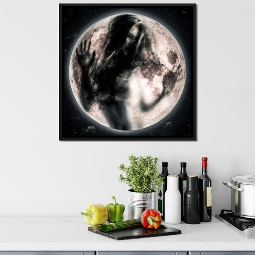 Moon Girl - Manuel Alejandro Canvas Print