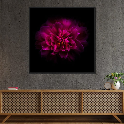 Purple Backyard Flowers - Brian Carson Canvas Print