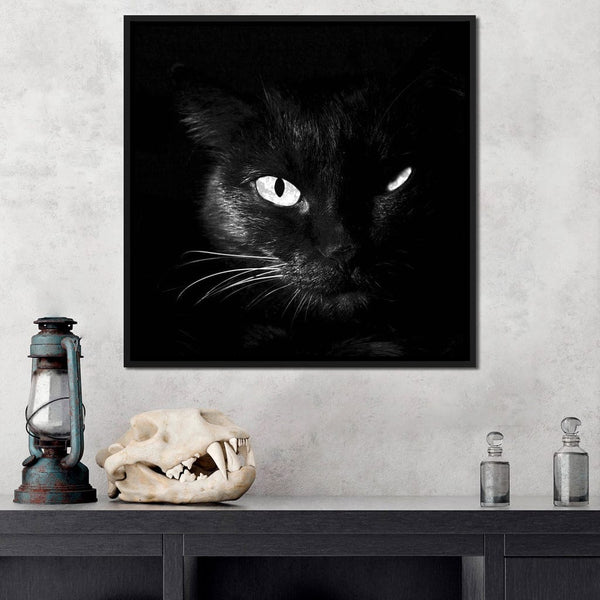 Black and White Cat | NicheCanvas