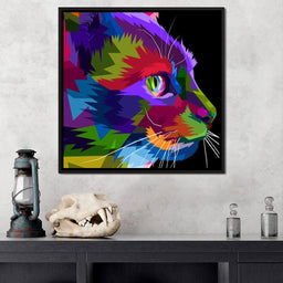 Pop Art Cat - NicheCanvas