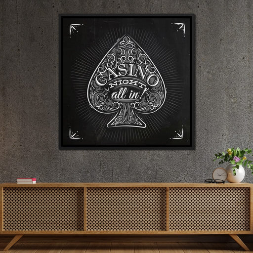 Casino Night Canvas Print