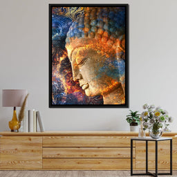 Buddha's Profile - NicheCanvas