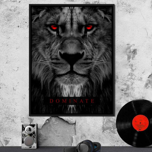Dominate Lion - ABConcepts Canvas Print