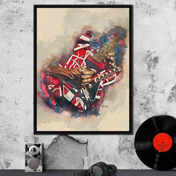 Eddie Van Halen's Electric Guitar - Abraham Szomor - NicheCanvas