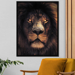 Scary Lion - Zenzdesign - NicheCanvas
