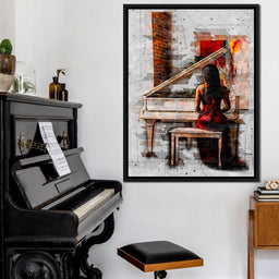 Elegant Sounds Sketch Art - Johanjjf - NicheCanvas