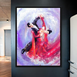 Ballroom Dancers - NicheCanvas