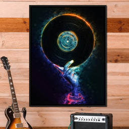 Neon Vinyl - Johanjjf - NicheCanvas