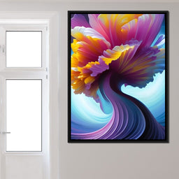 Flower Splash Art - Johanjjf - NicheCanvas