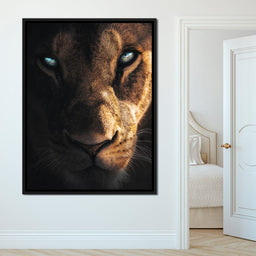 Lioness Eyes - Zenzdesign - NicheCanvas
