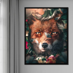 Floral Fox - Zenzdesign - NicheCanvas