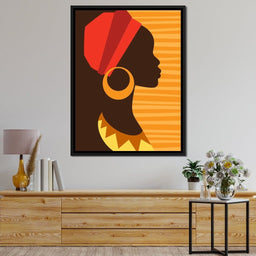 African Woman Profile - NicheCanvas