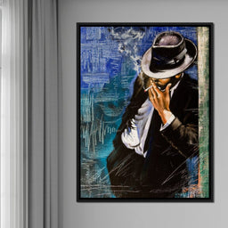 Smoking Man - NicheCanvas
