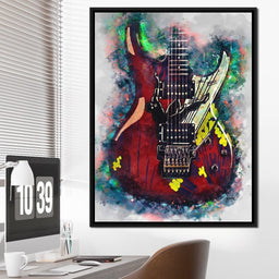 Joe Satriani's Guitar - Abraham Szomor - NicheCanvas
