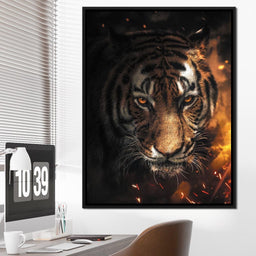 Tiger Sparkles - Zenzdesign - NicheCanvas