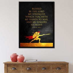 Psalm 144:1 - ABConcepts - NicheCanvas