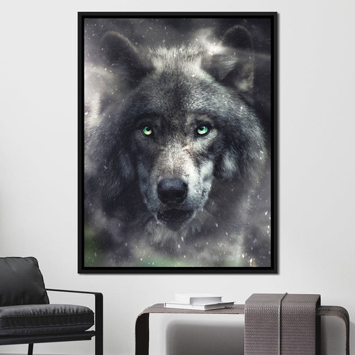Midnight Wolf - Zenzdesign Canvas Print