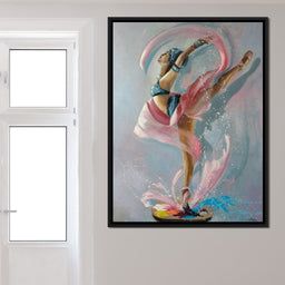 Ballet Dancer Artist Palette - NicheCanvas