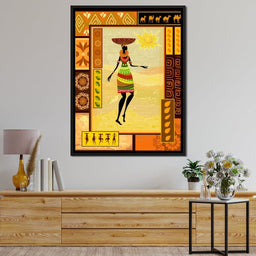 African Art Canvas - NicheCanvas