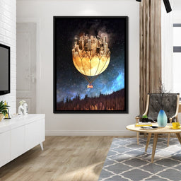 Moon Town - Natacha Einat - NicheCanvas