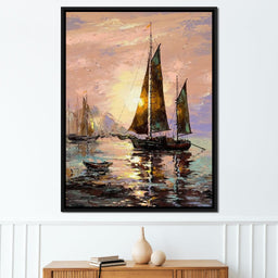 Spanish Sailing Boats - NicheCanvas