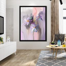 Purple Daisies - NicheCanvas