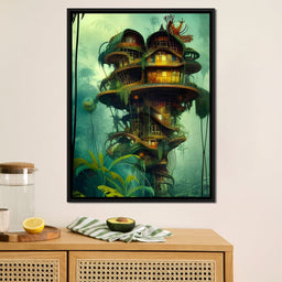 Magical Dr Seuss Tree House - Johanjjf - NicheCanvas