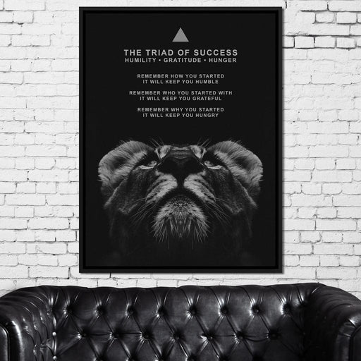 The Triad of Success - ABConcepts Canvas Print
