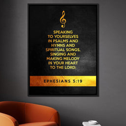 Ephesians 5:19 - ABConcepts - NicheCanvas