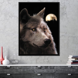 Wolf Moon - Zenzdesign - NicheCanvas
