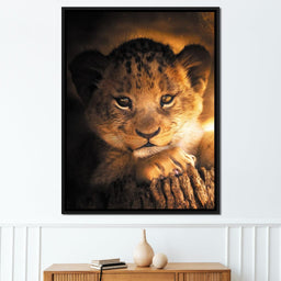 Lion Cub - Zenzdesign - NicheCanvas