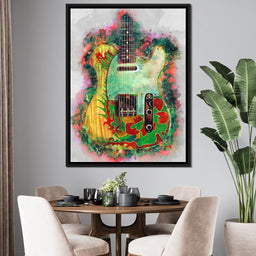 Jimmy Page's Guitar - Abraham Szomor - NicheCanvas