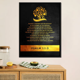 Psalm 1:1-3 - ABConcepts - NicheCanvas