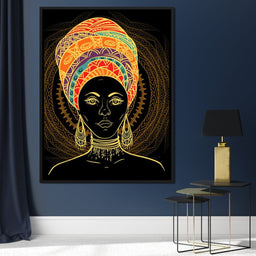 Colorful Turban - NicheCanvas