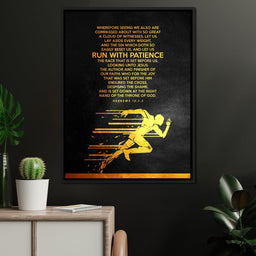 Hebrews 12:1-2 - ABConcepts - NicheCanvas