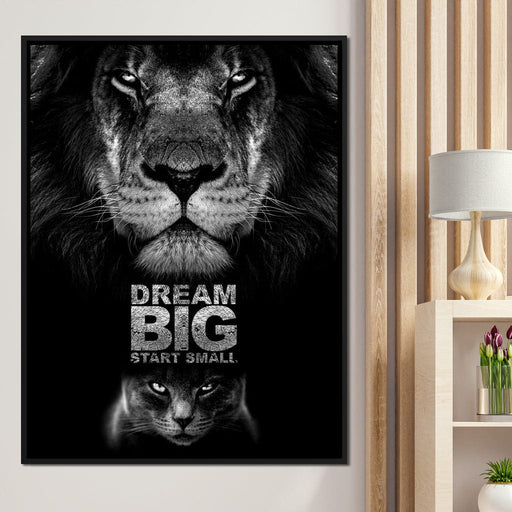 Dream Big Start Small - ABConcepts Canvas Print