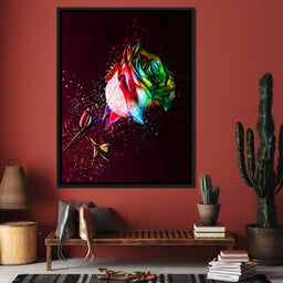 Colored Rose - Milos Karanovic - NicheCanvas