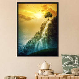 Waterfall Tree - NicheCanvas