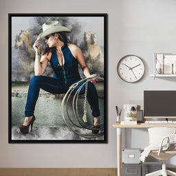 Sexy CowGirl - Johanjjf - NicheCanvas