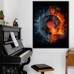 Record in Fire and Water - NicheCanvas