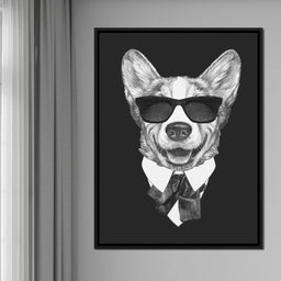 Dressed Up Corgi - NicheCanvas