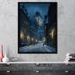 Quebec City Lights - NicheCanvas